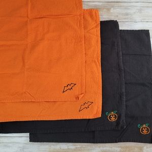 Halloween Cloth Dinner Napkins Set of 6, 3 Sets of 2